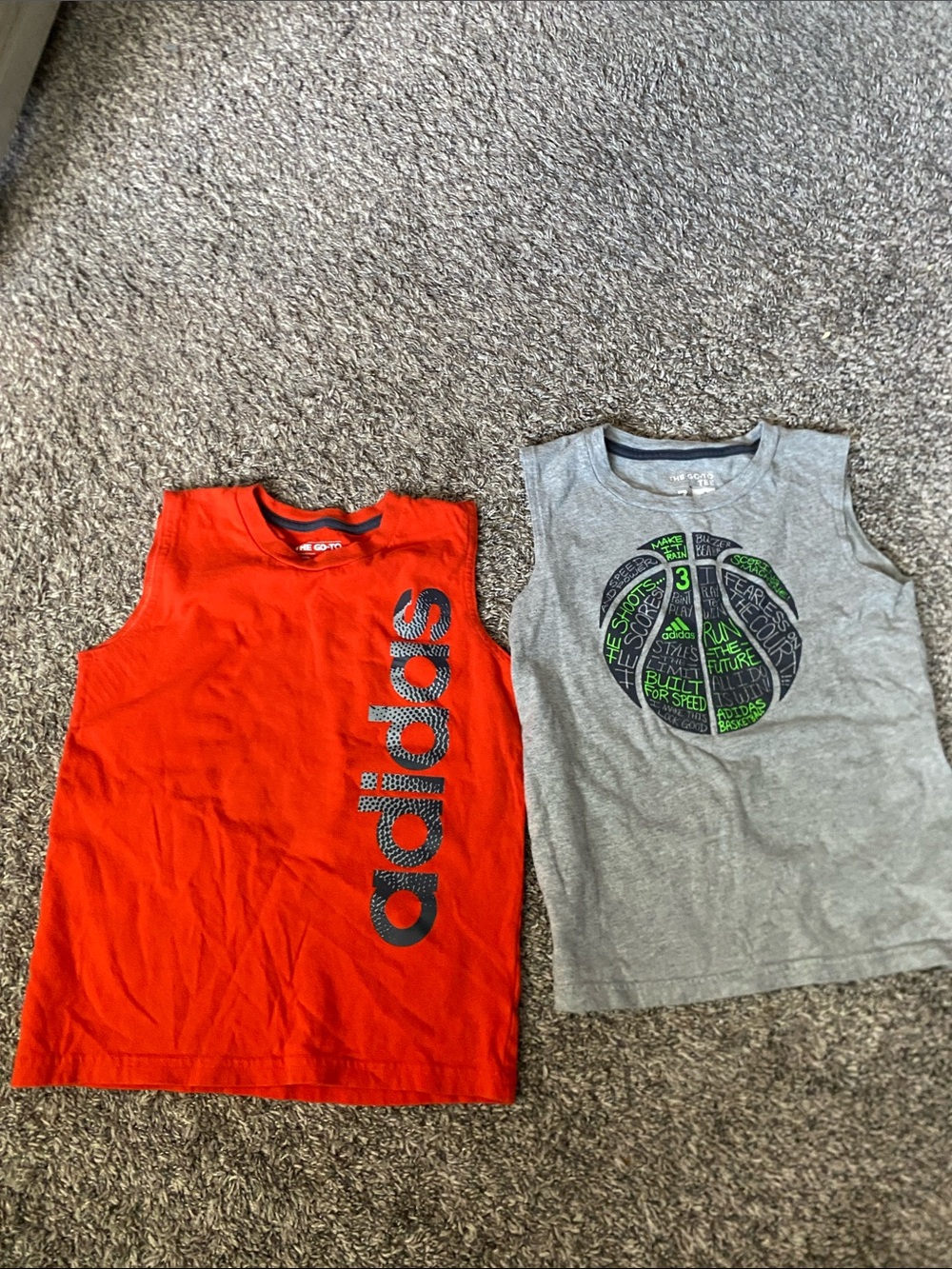 Boys adidas tanks